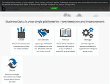 Tablet Screenshot of businessoptix.com